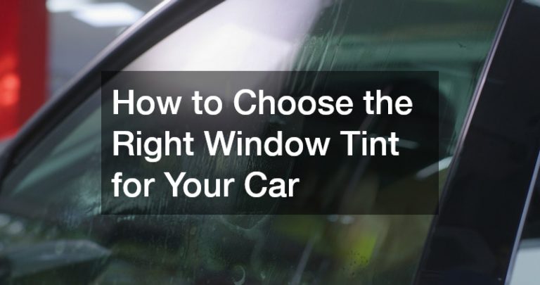 How to Choose the Right Window Tint for Your Car - Motorsports Unplugged